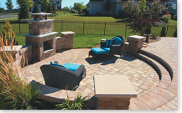 Paveloc pavers lead the industry with proprietary technologies, ensuring that your paver and wall projects will provide many years of enjoyment.  We sell the full line of Unilock  brick pavers and all sorts, styles and sizes of natural flag stones and outcropping stones at The Landscape Connection - call us today at (815) 639-0903.